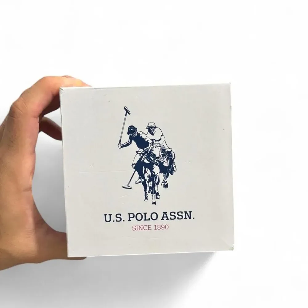 Us-polo-assn Men's Silver and Gold Watch
